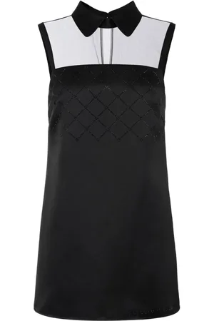 Elisabetta Franchi Robe courte en satin duchesse