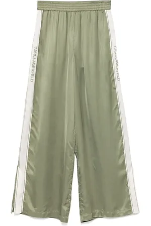 Karl Lagerfeld Pantalon rayé crop
