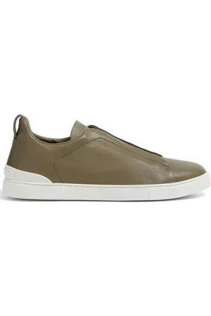 Ermenegildo Zegna Baskets Triple Stitch en cuir