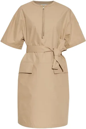 Moncler Robe mi-longue à taille ceinturée