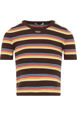 Prada T-shirt à rayures