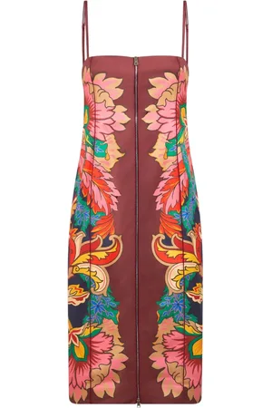 Etro Robe à fleurs imprimées