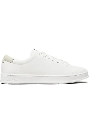 Calvin Klein Baskets en cuir à logo embossé