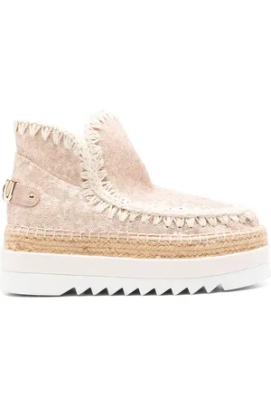 Mou Baskets oversize à sequins brodés