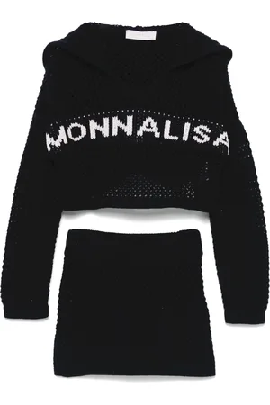 MONNALISA Ensemble jupe-pull en maille ajourée