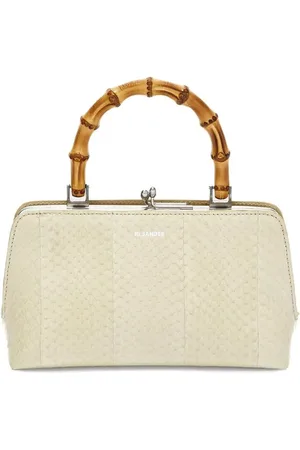 Jil Sander Sac à bandoulière à effet peau de serpent