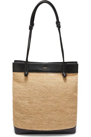Jil Sander Sac cabas bicolore à design tressé