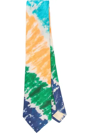 Ralph Lauren Cravate en lin à effet tie-dye