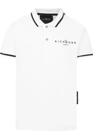 John Richmond Polo à logo imprimé