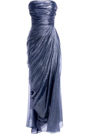 MARIA LUCIA HOHAN Robe métallisée à design sans bretelles