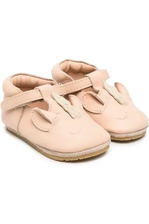 Donsje Ballerines en cuir à effet oreilles d