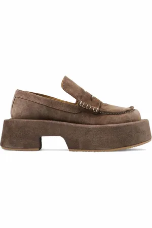 J.W.Anderson Mocassins plateforme à entaille penny 50 mm