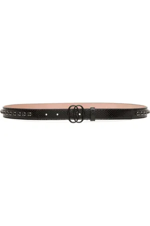 Bally Ceinture en cuir à effet peau de serpent