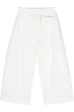 Fendi Pantalon ample à motif FF brodé