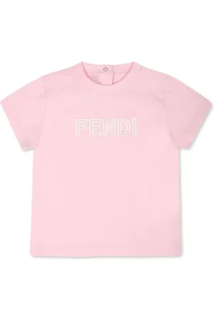 Fendi T-shirt à logo appliqué