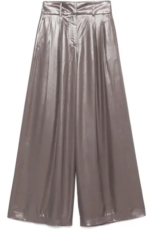 PESERICO SIGN Pantalon à détails plissés