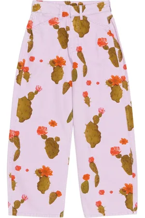 Bimba y Lola Pantalon ample à fleurs