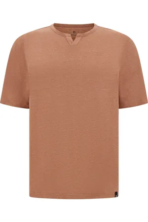 Boggi Milano T-shirt à col fendu