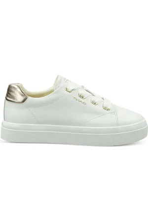 GANT Baskets en cuir à détails métallisés