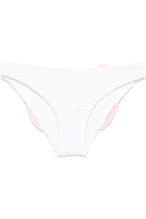 MC2 SAINT BARTH Bas de bikini à fleurs brodées