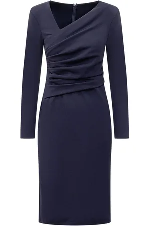 Emporio Armani Robe longue à design asymétrique