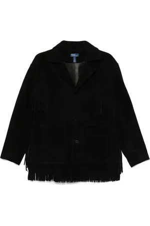 Ralph Lauren Veste en daim à franges