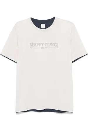 ELEVENTY T-shirt à imprimé texte