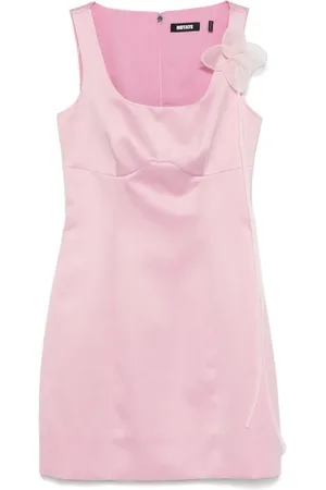 ROTATE Robe courte en satin à fleurs