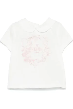 Fendi T-shirt à logo brodé