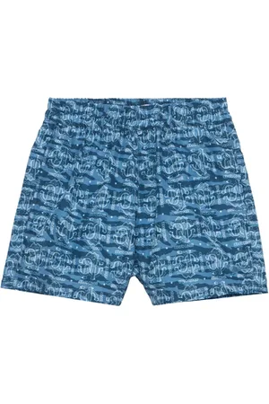 Roberto Cavalli Short de bain à logo imprimé