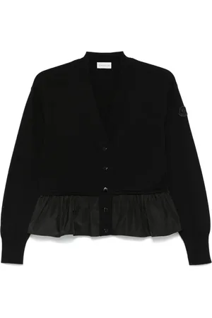 Moncler Cardigan à ourlet péplum