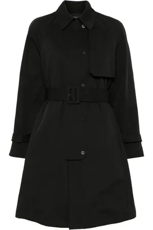 Emporio Armani Trench ceinturé à effet superposé