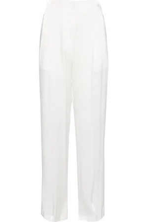 GENNY Pantalon en satin à coupe ample