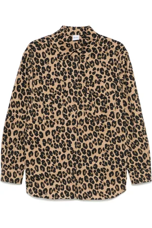Aspesi Chemise à imprimé léopard