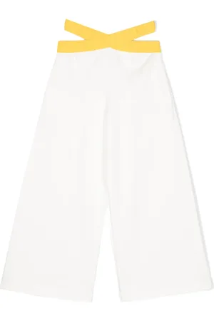 Fendi Pantalon ample à taille monogrammée