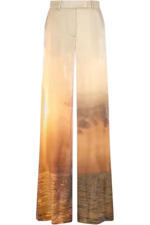 Roberto Cavalli Pantalon à imprimé graphique