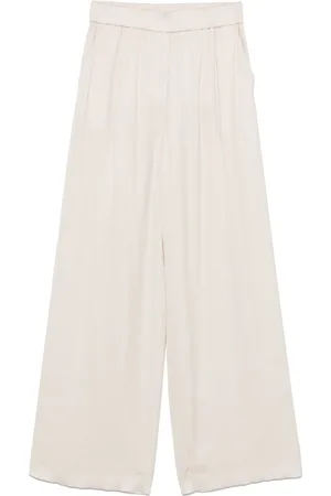 PESERICO SIGN Pantalon palazzo en satin