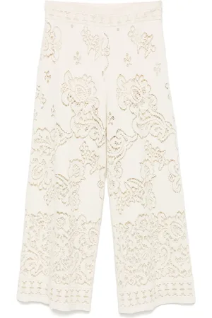 SEMICOUTURE Pantalon en macramé
