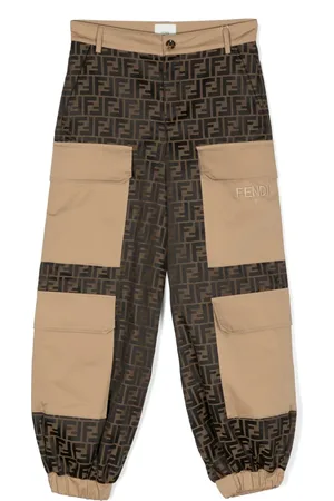 Fendi Pantalon de jogging à imprimé monogrammé