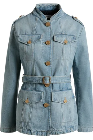 Bally Veste en jean à taille ceinturée