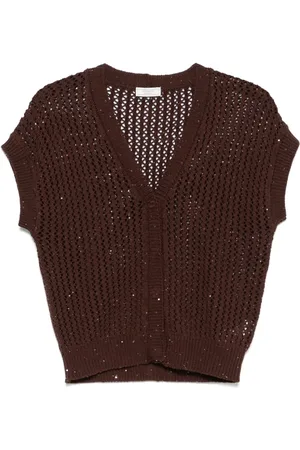 PESERICO SIGN Cardigan à design brodé de sequins