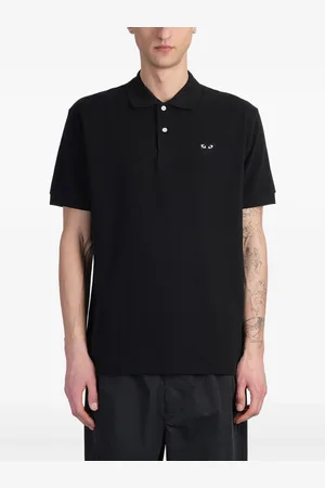 Comme des Garçons T-shirt en coton à logo appliqué