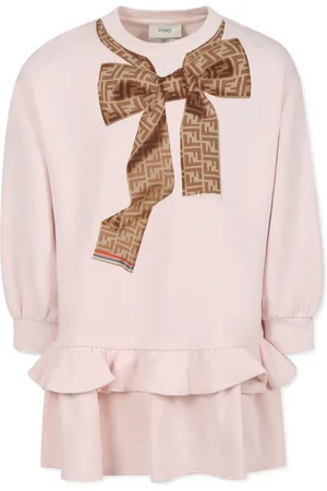 Fendi Robe-sweat à imprimé nœud