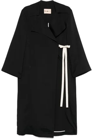 Plan C Trench en satin