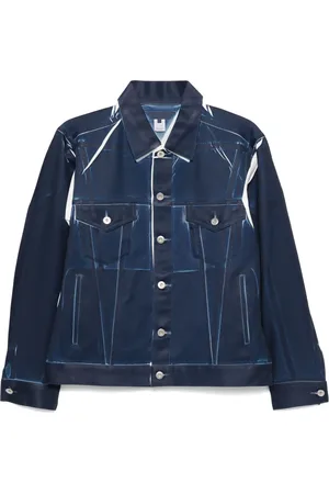 Comme des Garçons Veste à imprimé jean