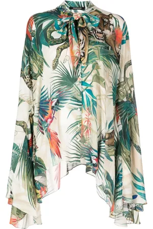 Roberto Cavalli Blouse à imprimé Jungle