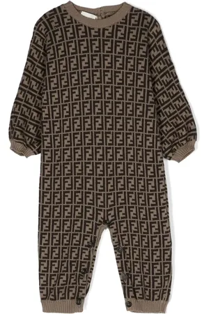 Fendi Pyjama en maille à logo FF