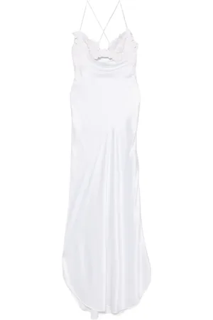ERMANNO SCERVINO Robe longue à détails brodés