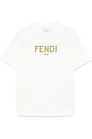 Fendi T-shirt à logo appliqué