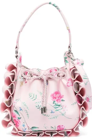 MONNALISA Sac porté épaule volanté à fleurs
